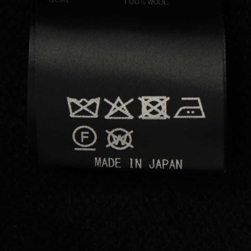 SSSTEIN SSSTEIN＜シュタイン＞ ウール素材スキッパーニットプルオーバー BLACK