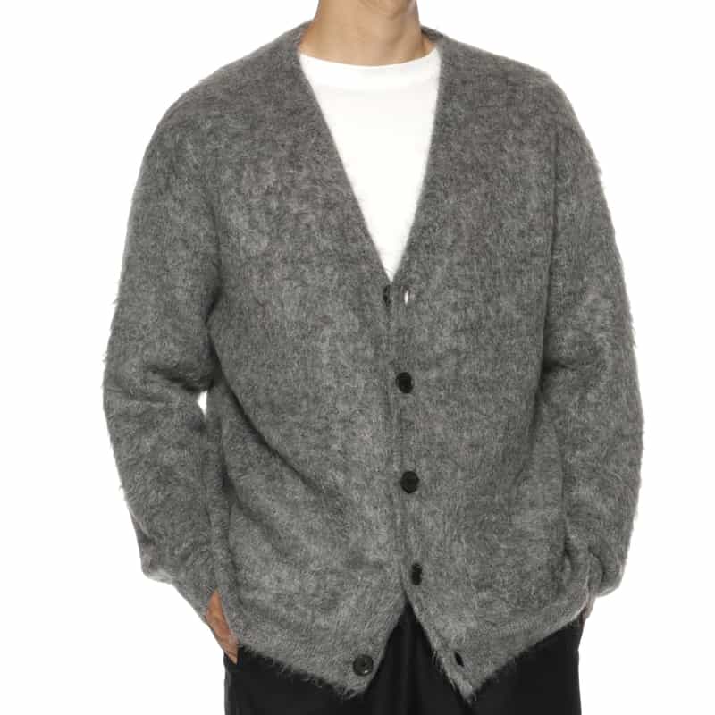 SSSTEIN SSSTEIN＜シュタイン＞ モヘアニットカーディガン GRAY