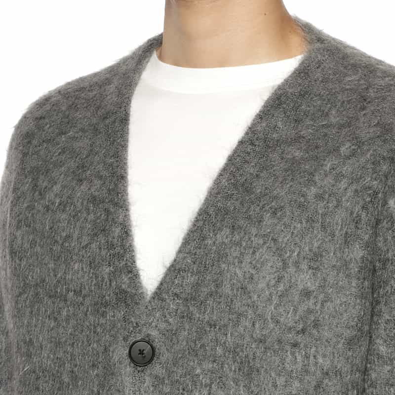 SSSTEIN SSSTEIN＜シュタイン＞ モヘアニットカーディガン GRAY