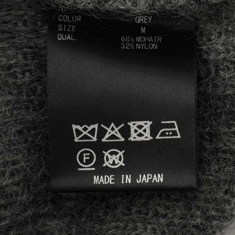 SSSTEIN SSSTEIN＜シュタイン＞ モヘアニットカーディガン GRAY