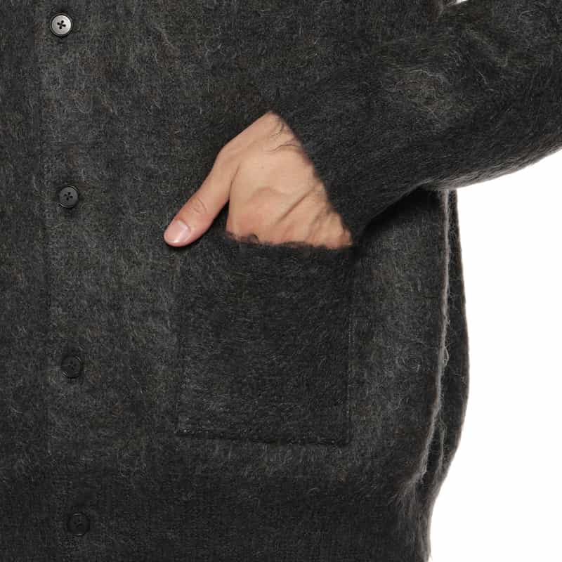 SSSTEIN SSSTEIN＜シュタイン＞ モヘアニットカーディガン ASH