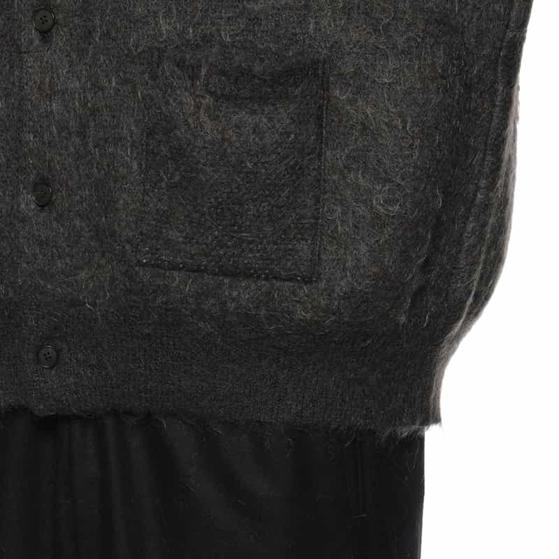 SSSTEIN SSSTEIN＜シュタイン＞ モヘアニットカーディガン ASH