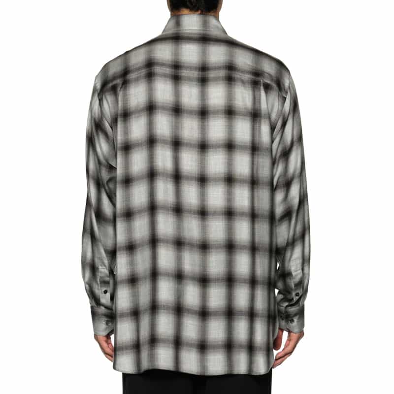 SSSTEIN SSSTEIN＜シュタイン＞ ダウンパットカラーシャツ BLACK