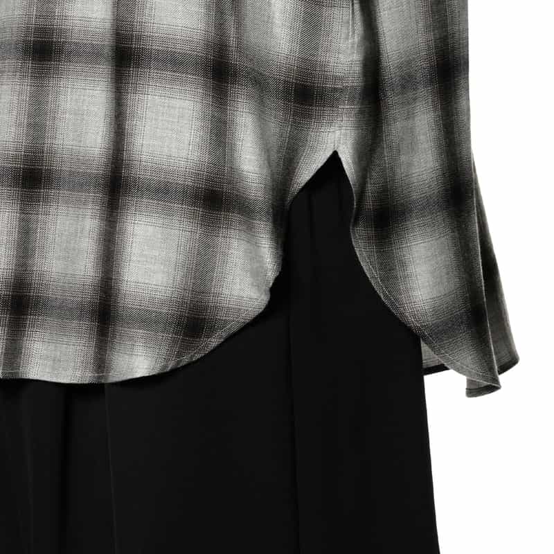 SSSTEIN SSSTEIN＜シュタイン＞ ダウンパットカラーシャツ BLACK