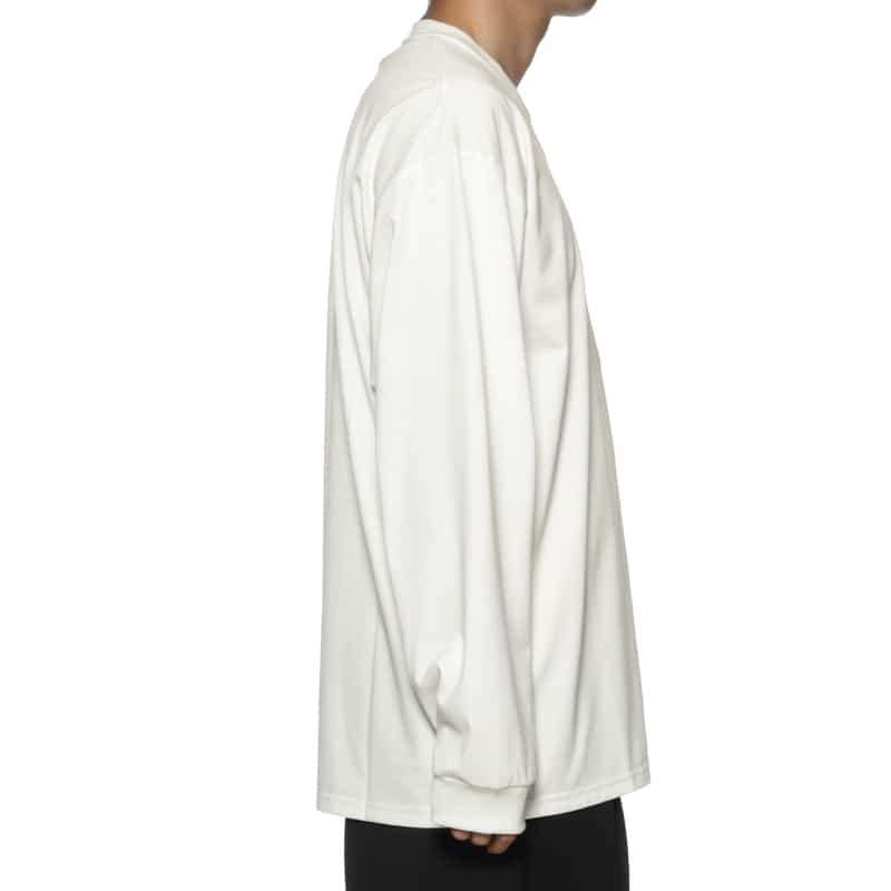 SSSTEIN SSSTEIN＜シュタイン＞ ポケット付ロングスリーブTシャツ WHITE