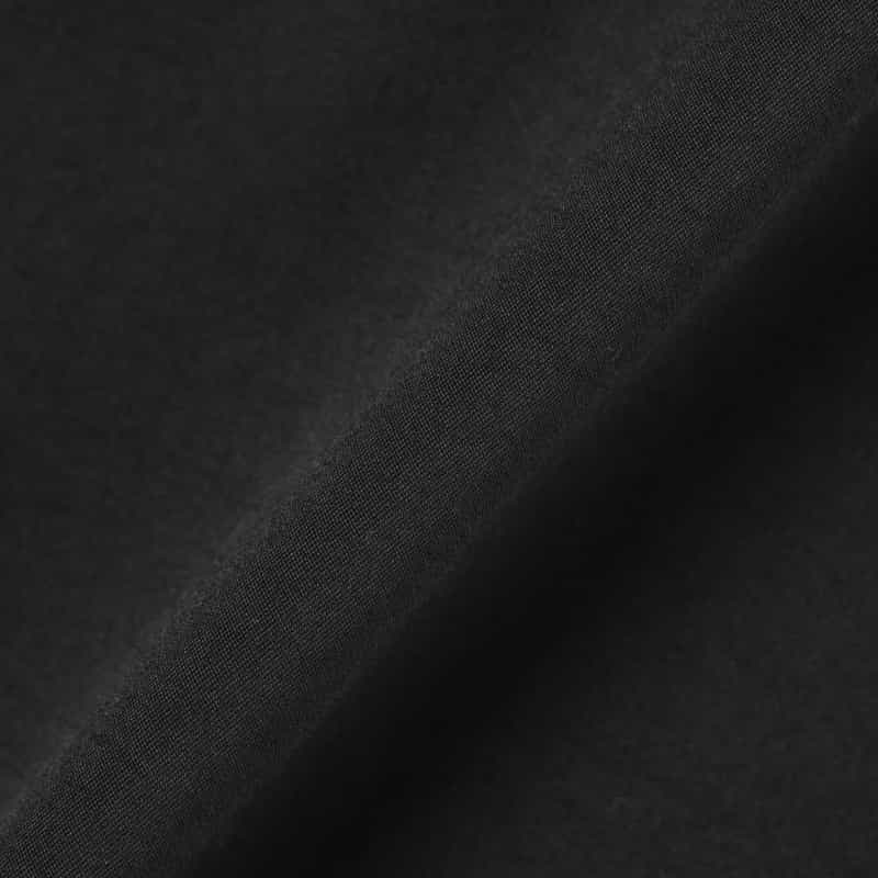 BARNEYS NEW YORK リボンスリーブ フレアヘムドレス BLACK