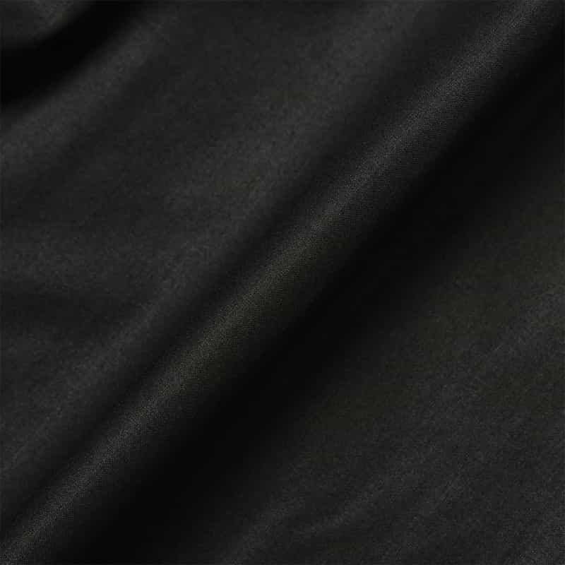 BARNEYS NEW YORK ウォッシャブル ウエストドローコード付きブラウス BLACK