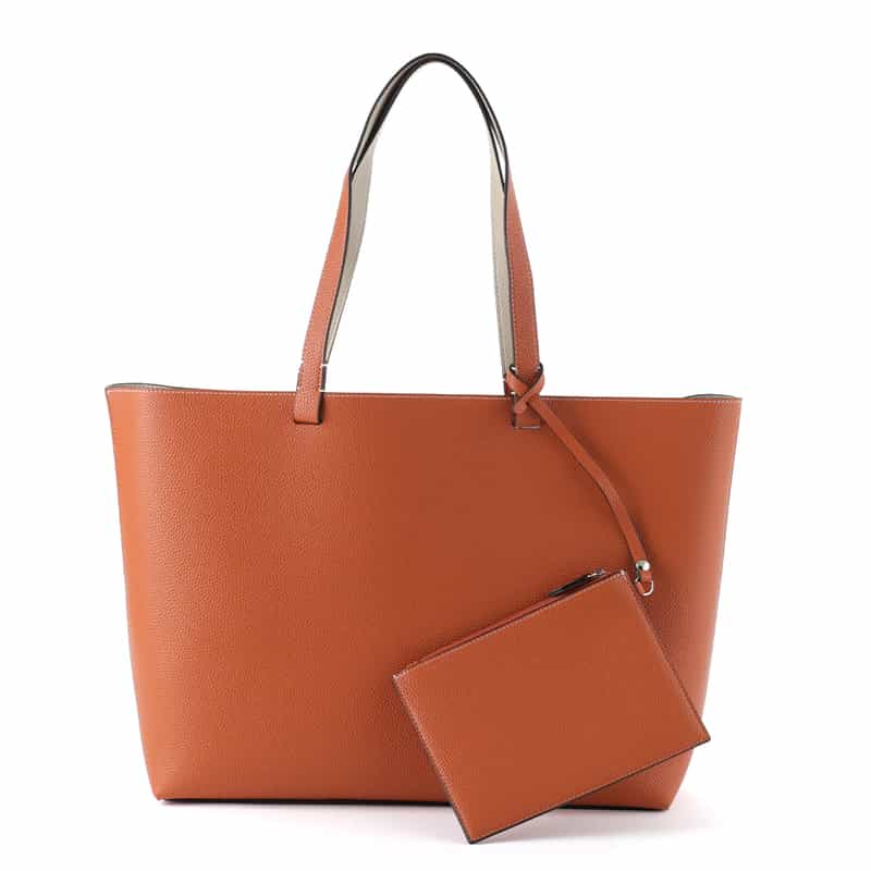 BARNEYS NEW YORK リバーシブルトートバッグ ORANGE