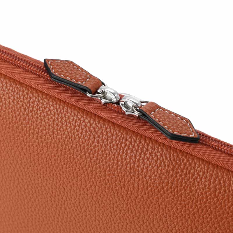 BARNEYS NEW YORK レザークラッチバッグ ORANGE