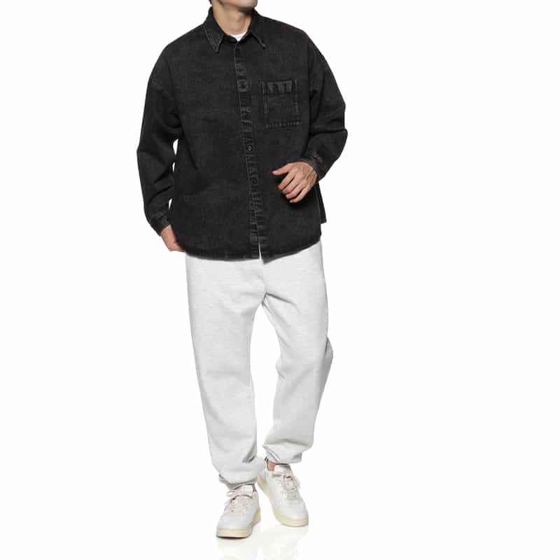 MARNI MARNI＜マルニ＞ ヴィンテージ加工デニムシャツ BLACK