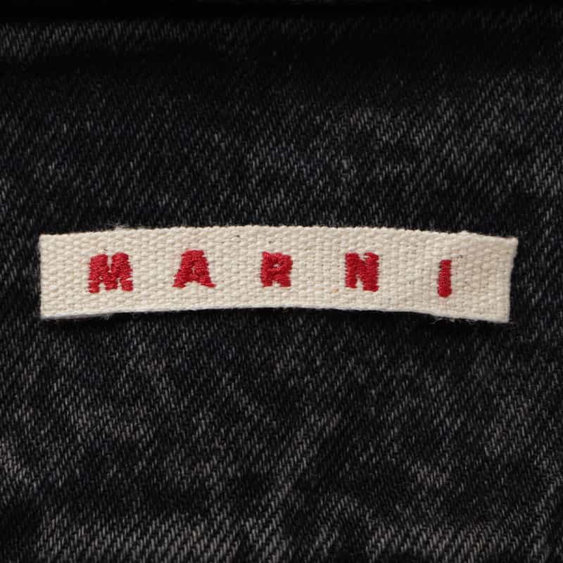 MARNI MARNI＜マルニ＞ ヴィンテージ加工デニムシャツ BLACK