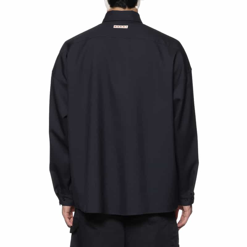 MARNI MARNI＜マルニ＞ ロングスリーブシャツ NAVY