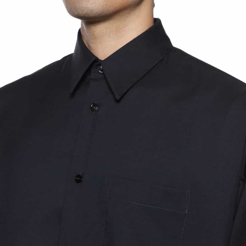 MARNI MARNI＜マルニ＞ ロングスリーブシャツ NAVY