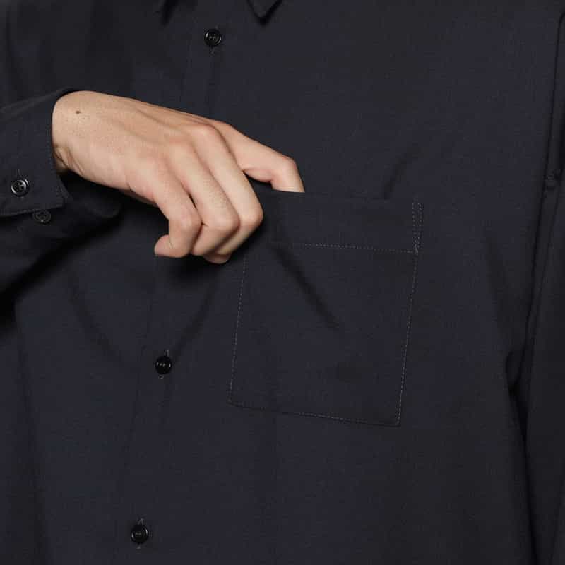 MARNI MARNI＜マルニ＞ ロングスリーブシャツ NAVY