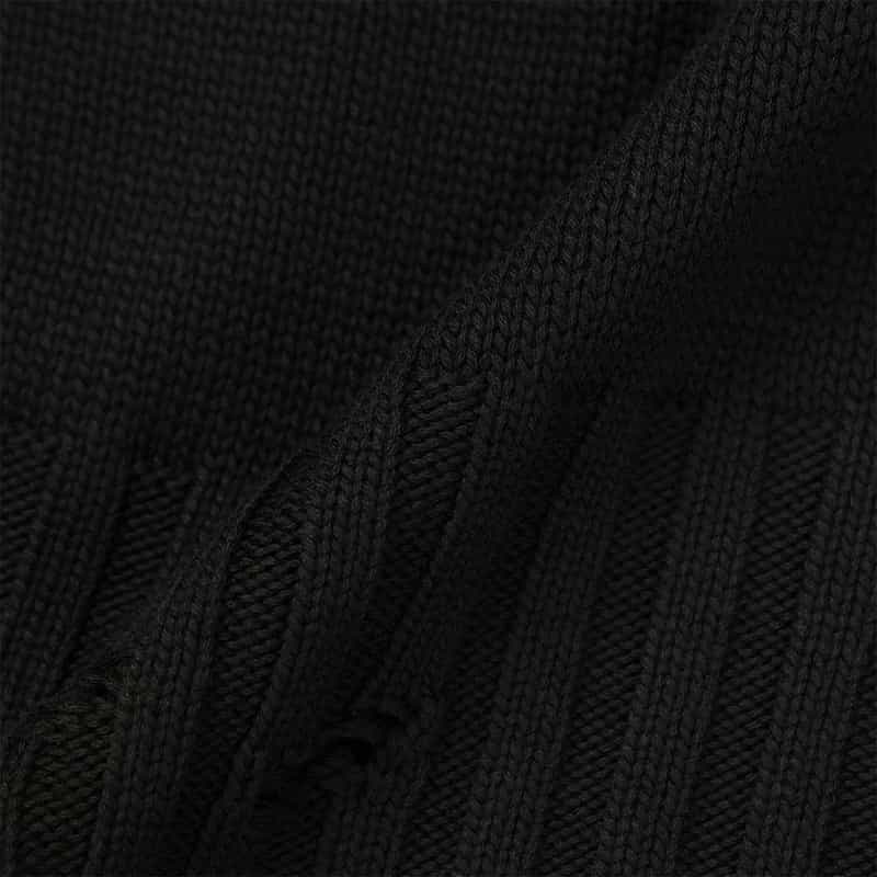 MARNI MARNI＜マルニ＞ ロゴ刺繍入りニットプルオーバー BLACK