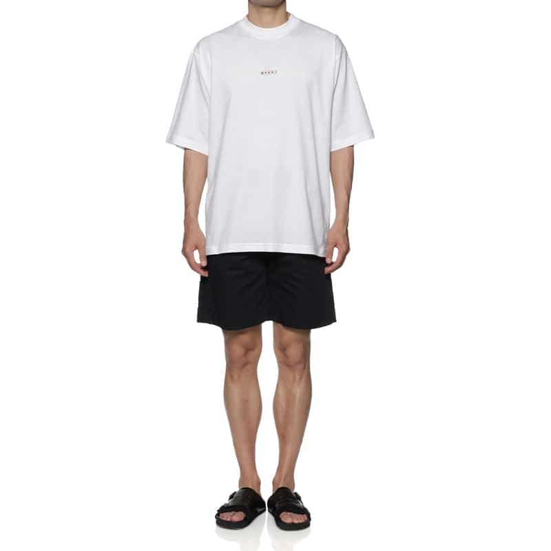 MARNI MARNI＜マルニ＞ ロゴ入りTシャツ WHITE