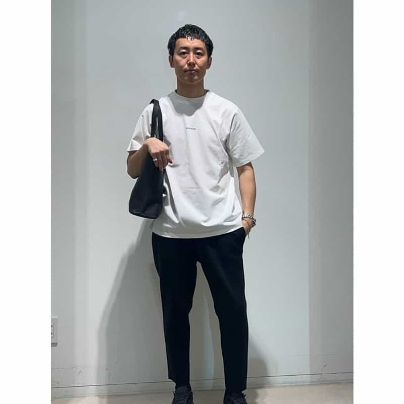 BARNEYS NEW YORK "BARNEYS" ロゴ入りTシャツ WHITE