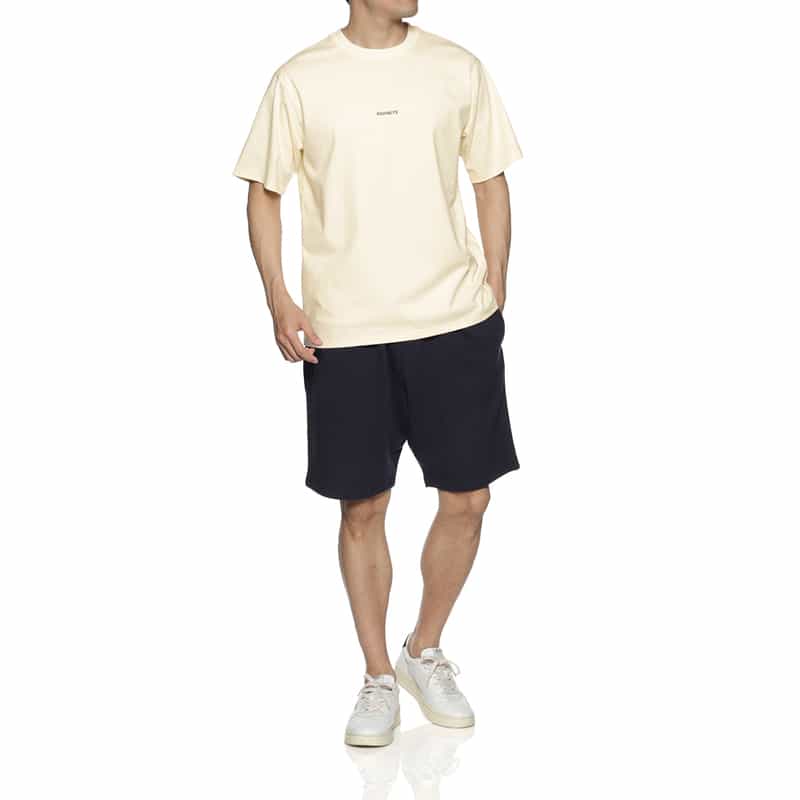 BARNEYS NEW YORK "BARNEYS" ロゴ入りTシャツ OFF WHITE