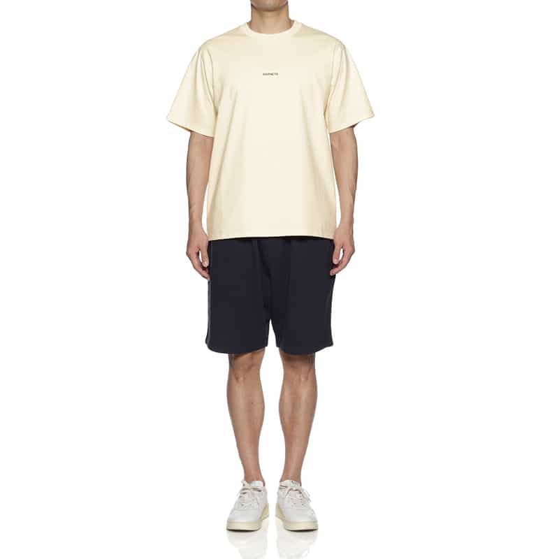 BARNEYS NEW YORK "BARNEYS" ロゴ入りTシャツ OFF WHITE