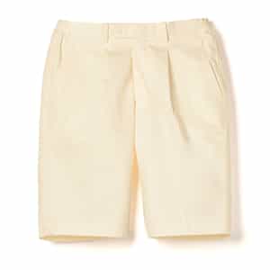 ウォッシャブル タック入りショートパンツ