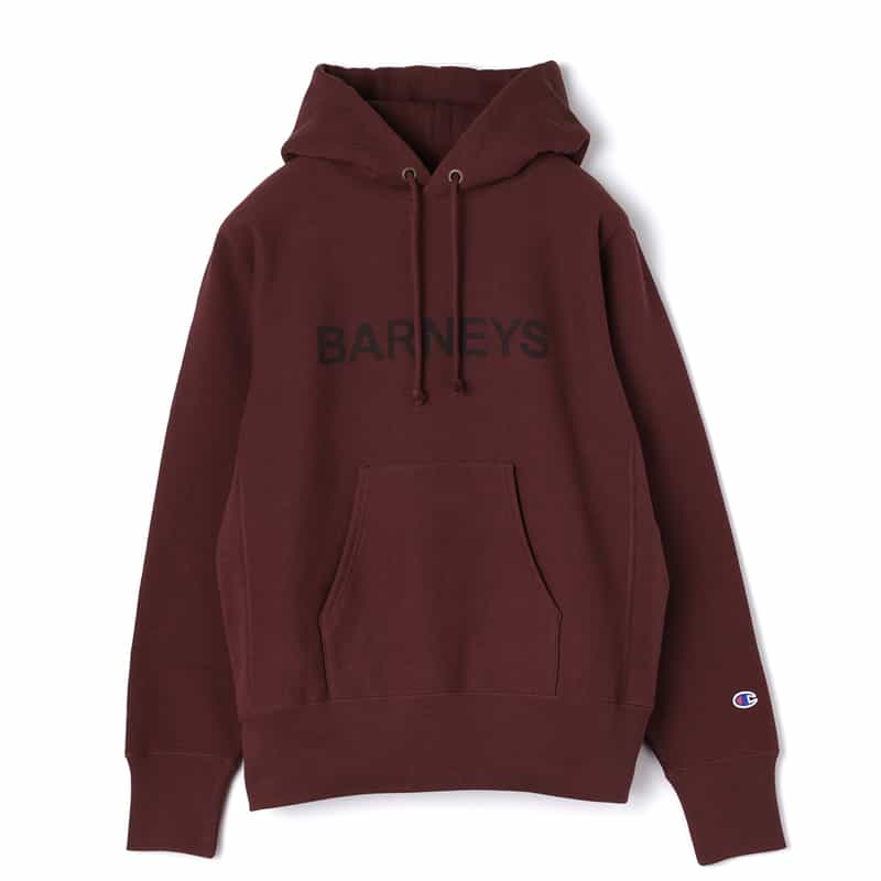"BARNEYS" ＜チャンピオン＞コラボレーション スウェットフーディ