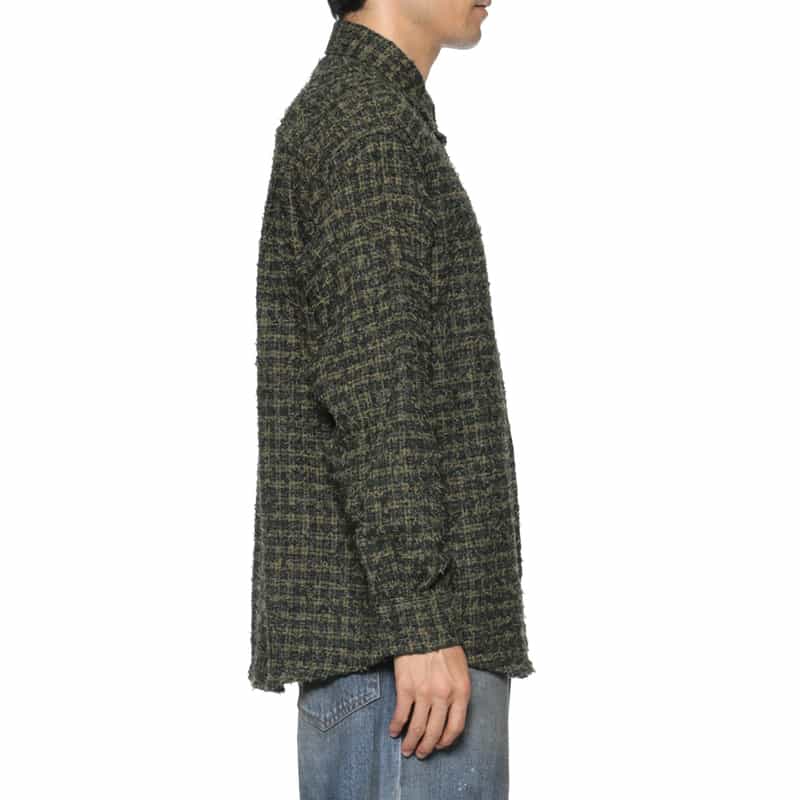 YOKE YOKE＜ヨーク＞ チェック柄カジュアルシャツ GREEN