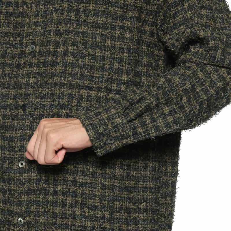 YOKE YOKE＜ヨーク＞ チェック柄カジュアルシャツ GREEN