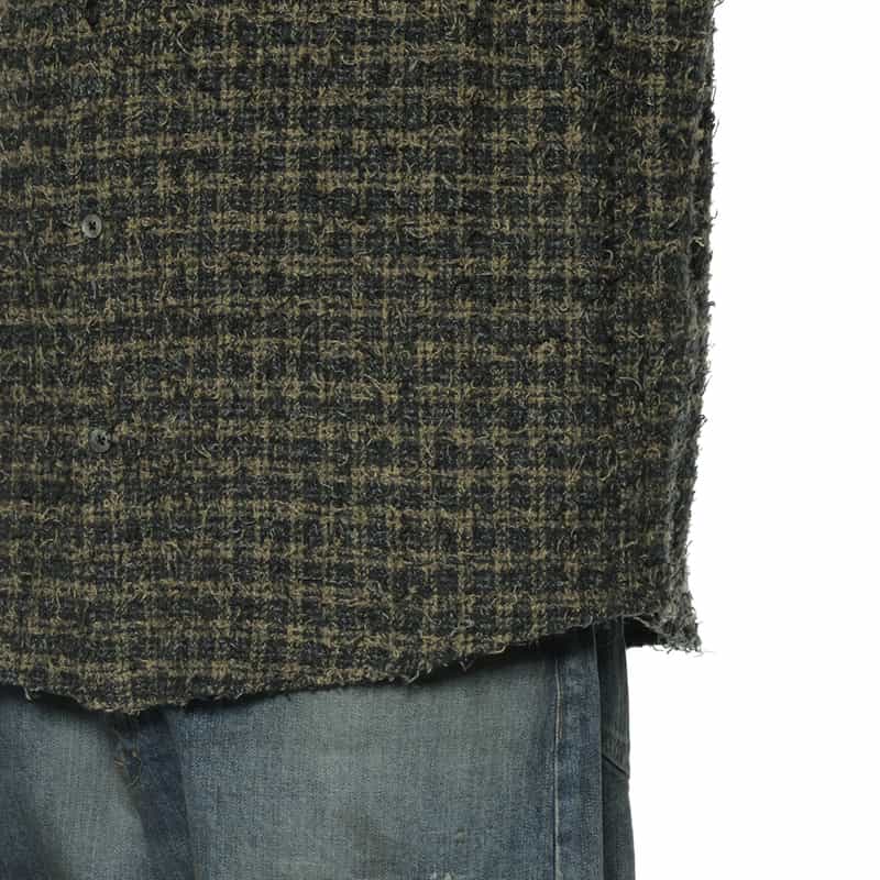 YOKE YOKE＜ヨーク＞ チェック柄カジュアルシャツ GREEN