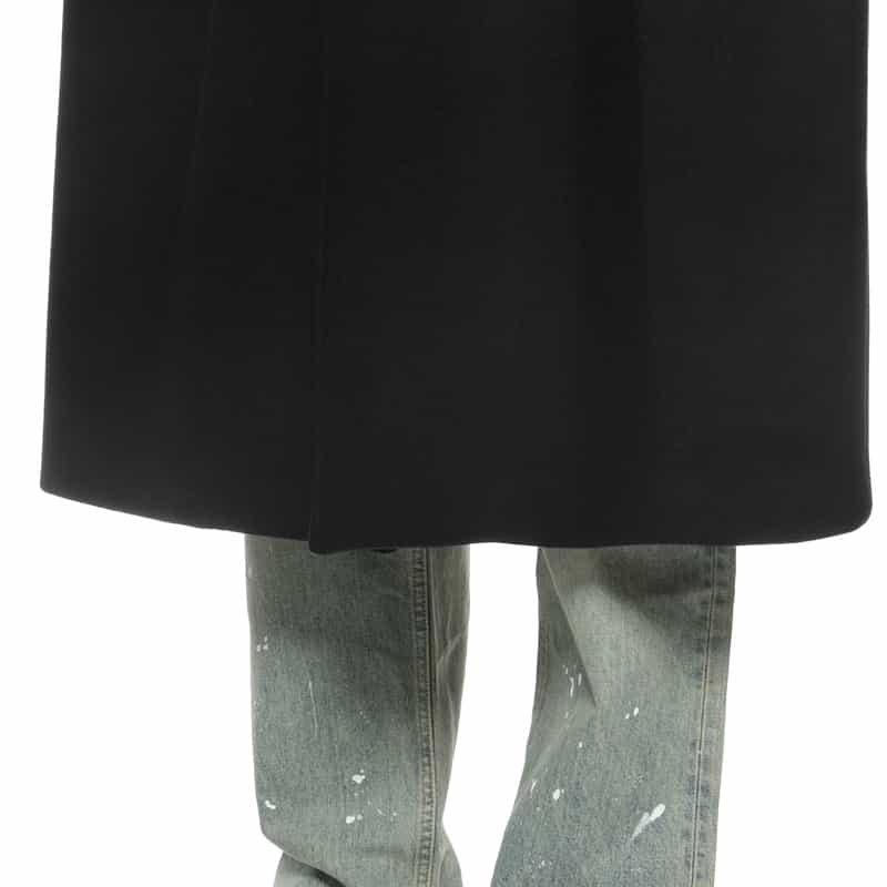 YOKE YOKE<ヨーク> バルカラーコート BLACK