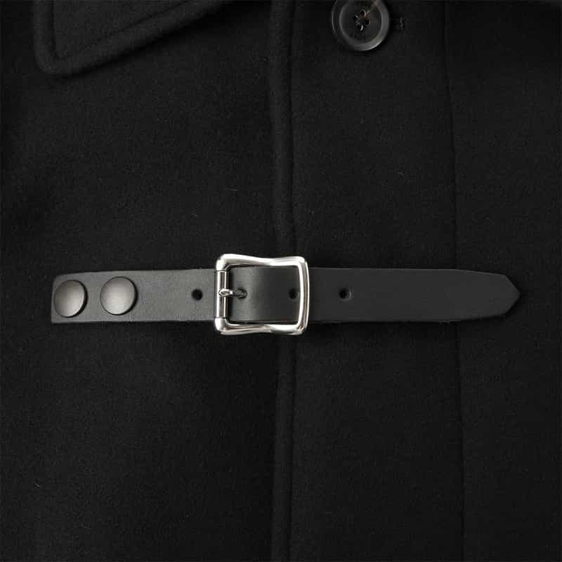 YOKE YOKE<ヨーク> バルカラーコート BLACK