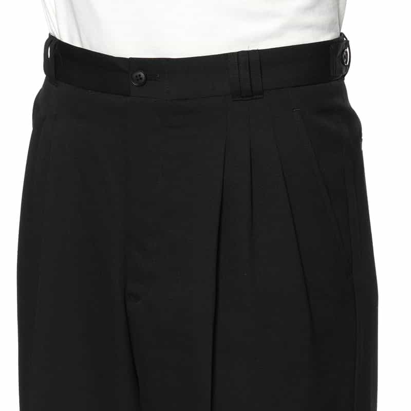 YOKE YOKE＜ヨーク＞ ワイドパンツ BLACK