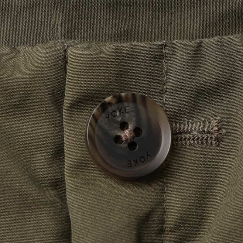 YOKE YOKE＜ヨーク＞ コットンワイドパンツ KHAKI