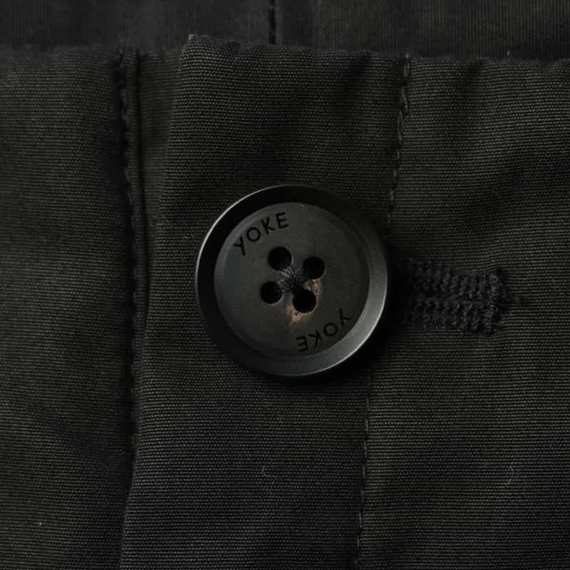 YOKE YOKE＜ヨーク＞ コットンワイドパンツ BLACK