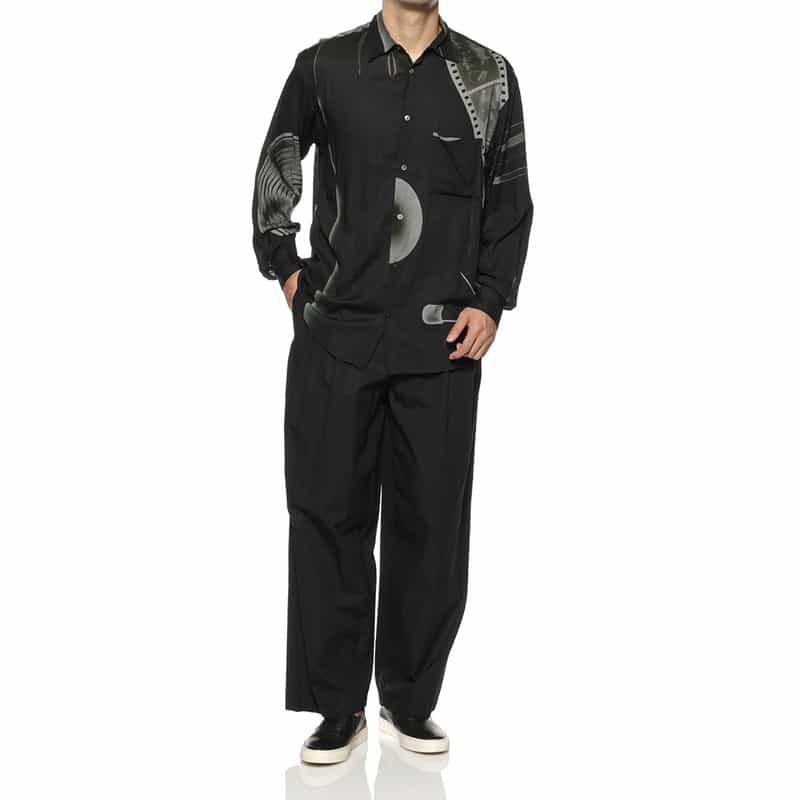 YOKE YOKE＜ヨーク＞ カジュアルシャツ BLACK