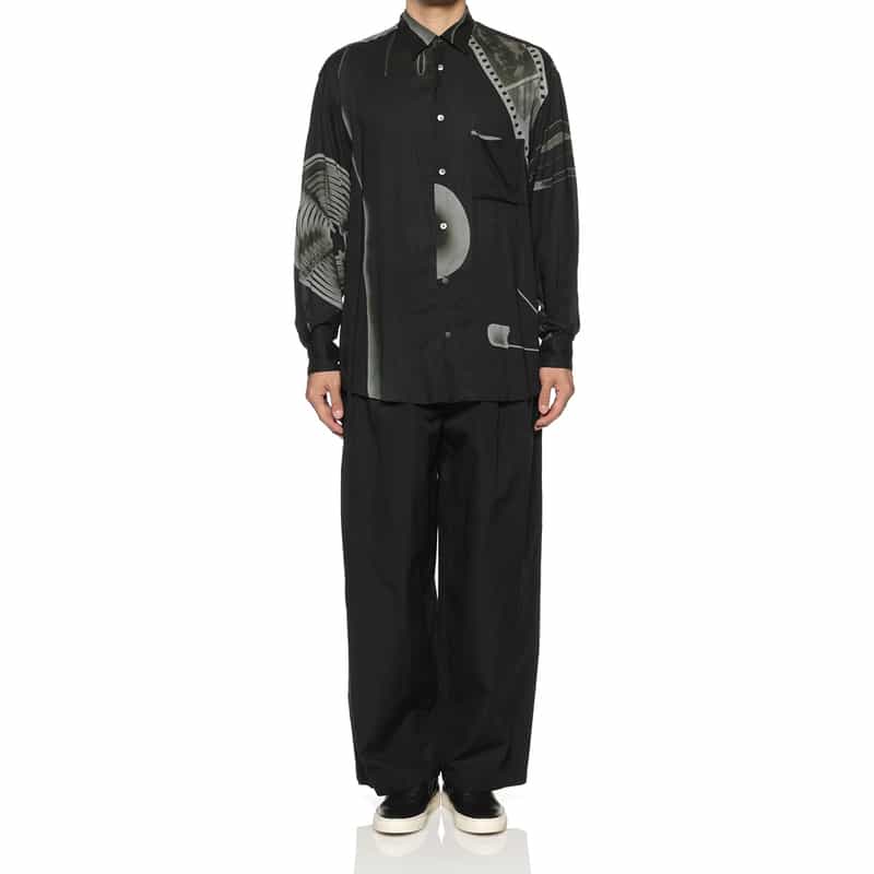 YOKE YOKE＜ヨーク＞ カジュアルシャツ BLACK