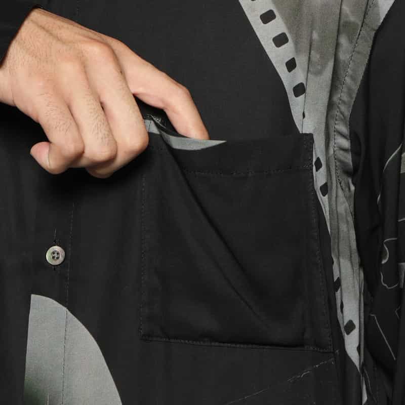 YOKE YOKE＜ヨーク＞ カジュアルシャツ BLACK