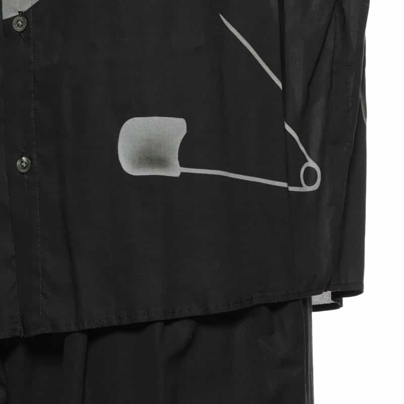 YOKE YOKE＜ヨーク＞ カジュアルシャツ BLACK