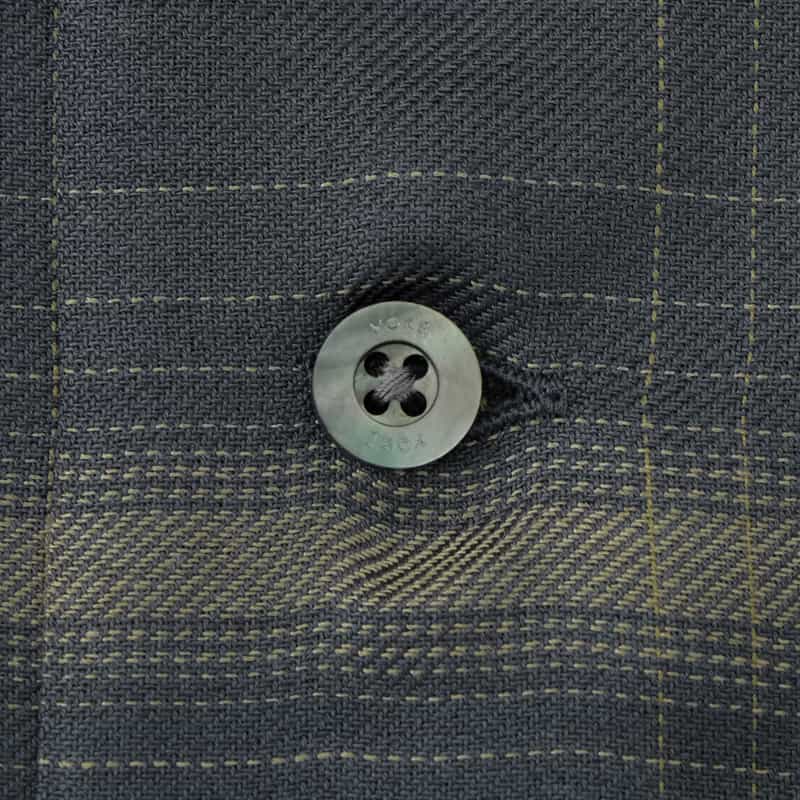 YOKE YOKE＜ヨーク＞ チェック柄オープンシャツ BROWN