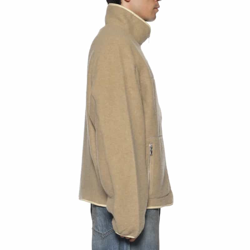 YOKE YOKE＜ヨーク＞ ジップアップフリースジャケット BEIGE