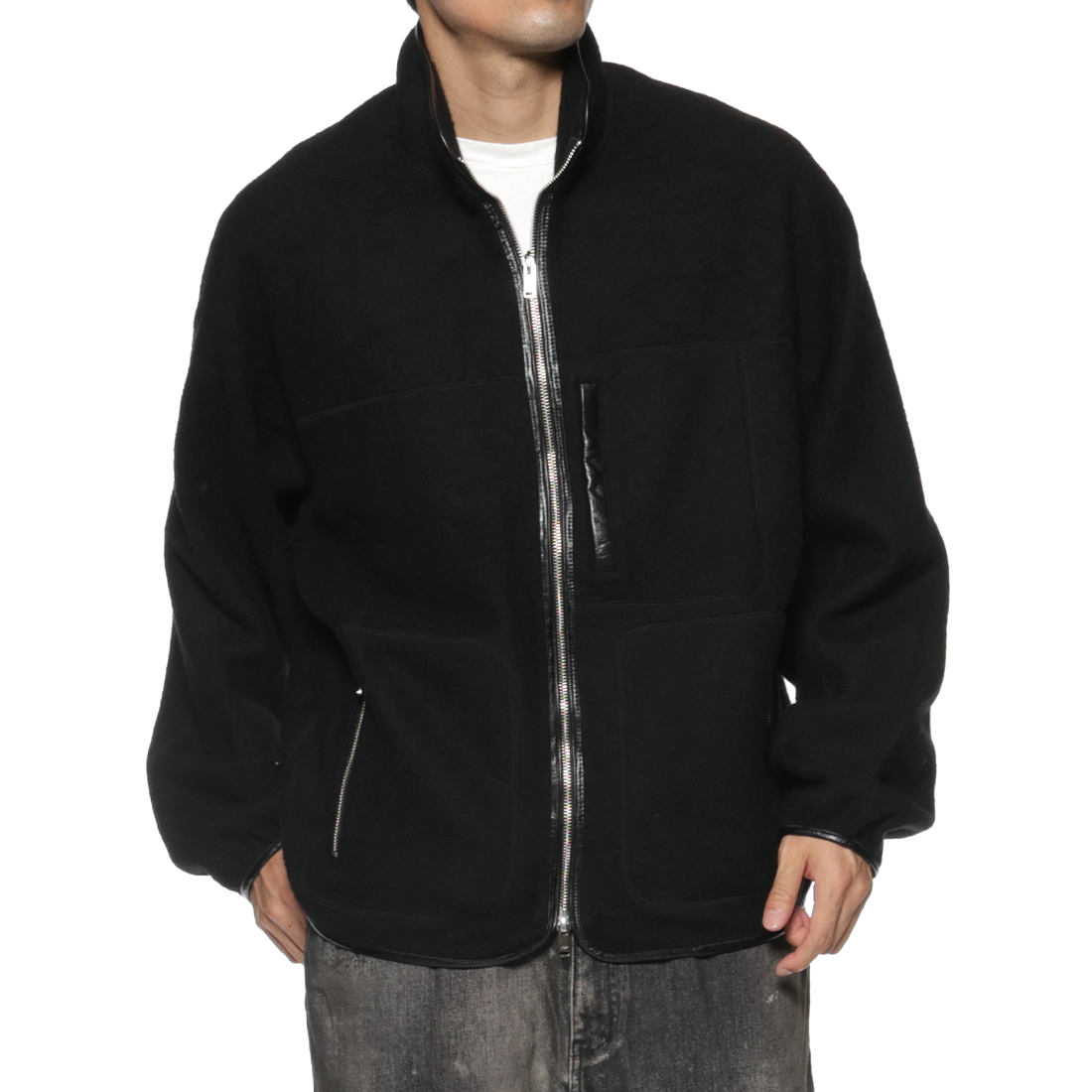 YOKE<ヨーク> ジップアップフリースジャケット