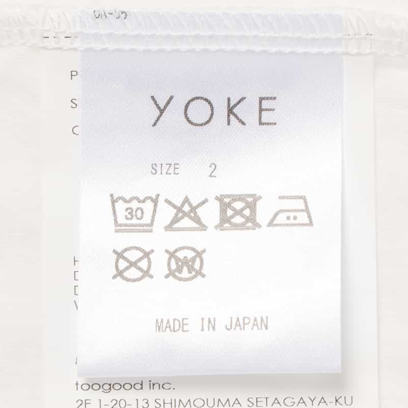YOKE YOKE＜ヨーク＞ ロングスリーブカットソー WHITE