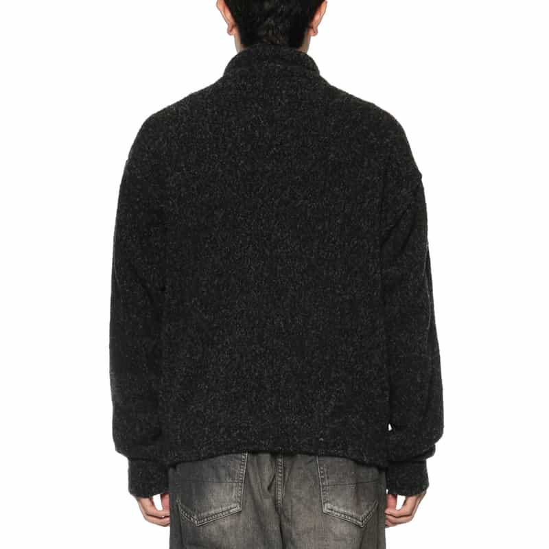 YOKE YOKE＜ヨーク＞ ジップアップニットジャケット DARK GRAY