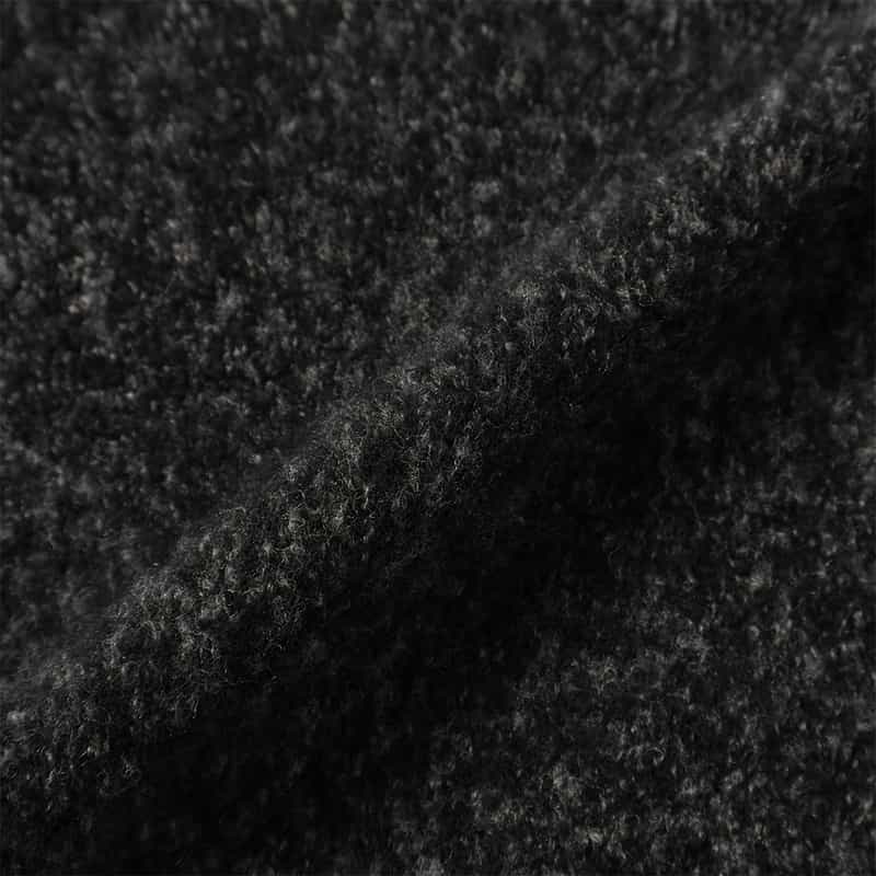 YOKE YOKE＜ヨーク＞ ジップアップニットジャケット DARK GRAY