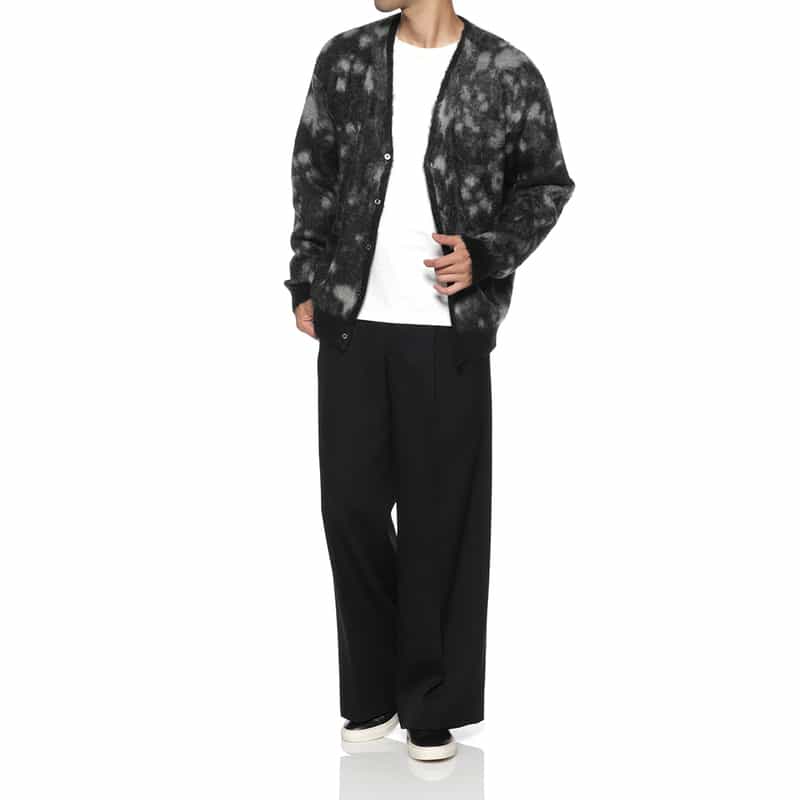 YOKE YOKE＜ヨーク＞ モヘアカーディガン BLACK