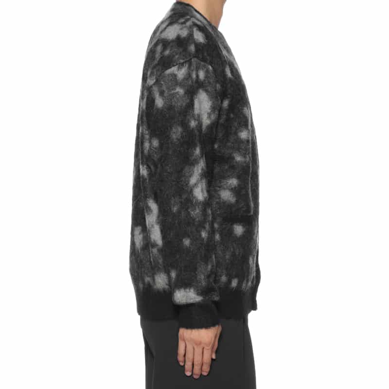 YOKE YOKE＜ヨーク＞ モヘアカーディガン BLACK