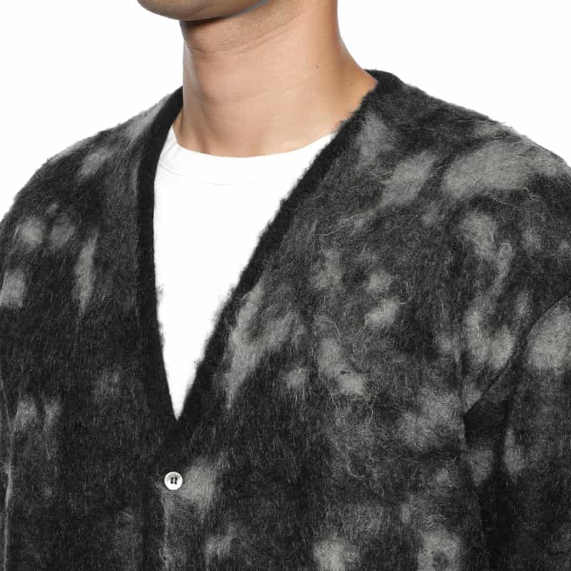 YOKE YOKE＜ヨーク＞ モヘアカーディガン BLACK