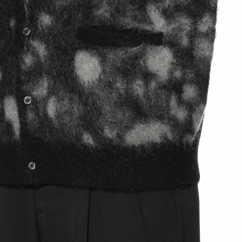 YOKE YOKE＜ヨーク＞ モヘアカーディガン BLACK