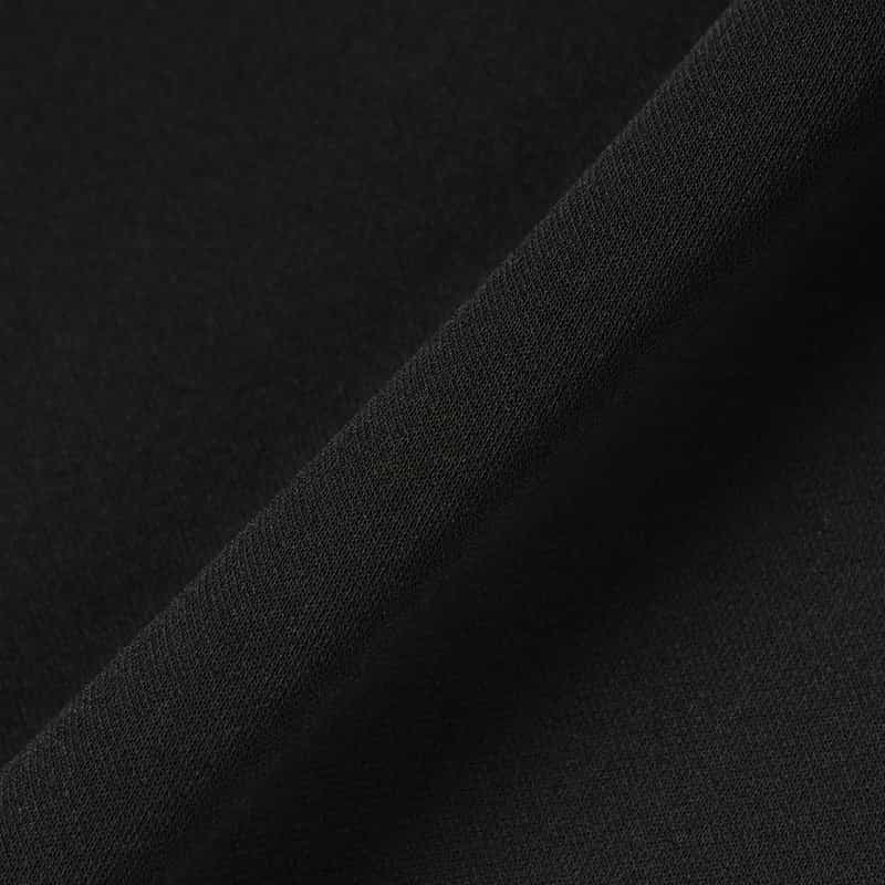 BARNEYS NEW YORK ウォッシャブル タックスリーブカットソー BLACK