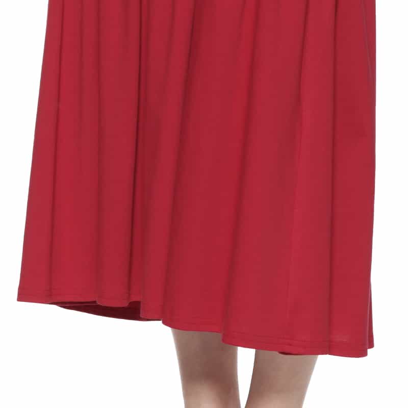 BARNEYS NEW YORK ウォッシャブル ギャザーカットソードレス RED