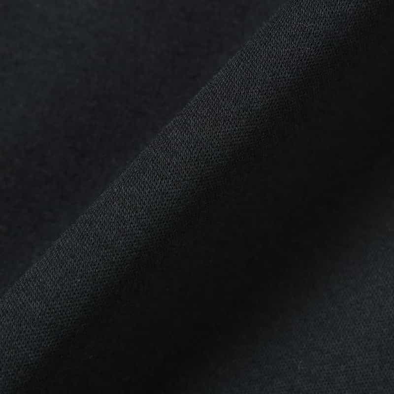 BARNEYS NEW YORK ウォッシャブル ギャザーカットソードレス BLACK